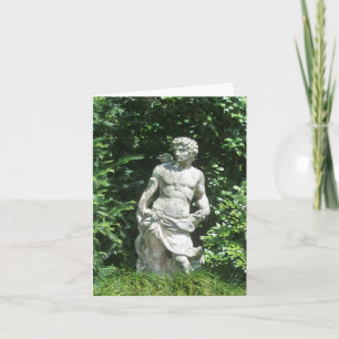 Foto für männliche Statue: Faltkarte