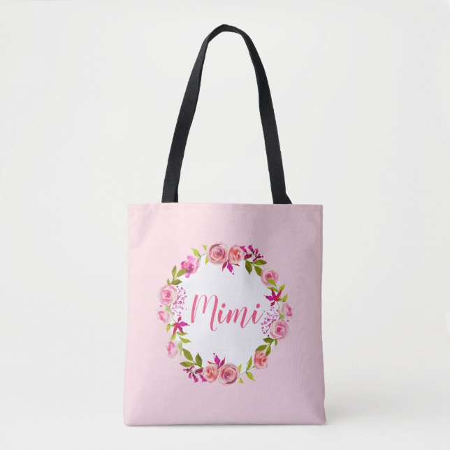 Foto für Mimi: Blumengeschenk für Wasserfarben Tasche (Vorderseite)