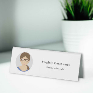 Foto für Minimalistische Kreis-Mitarbeiter-Tabelle Tischaufsteller