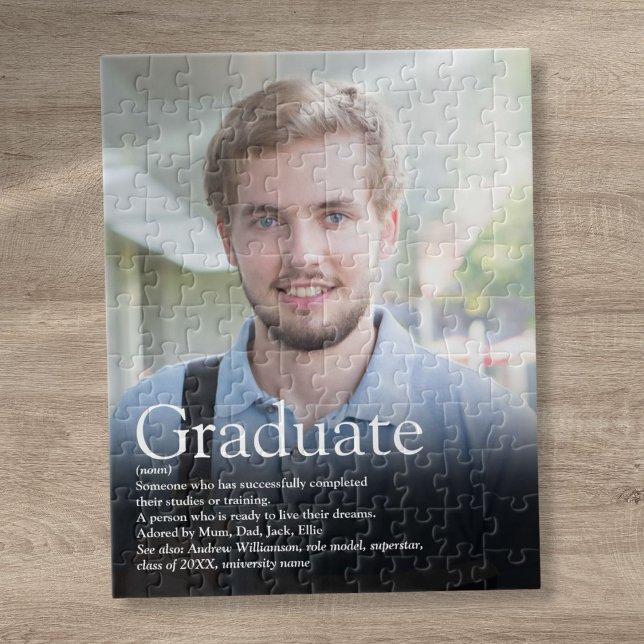 Foto für moderne Abschlüsse - Definition  (Modern Graduation Photo Definition Jigsaw Puzzle)