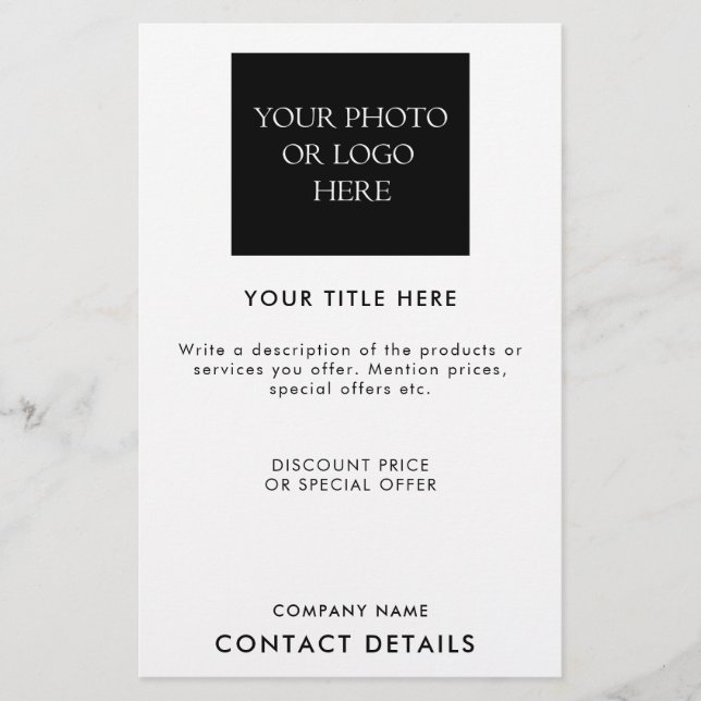 Foto für moderne Firmenlogos Flyer (Vorne)