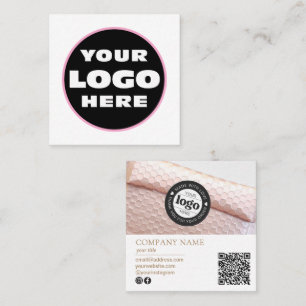 Foto für moderne Personalisierte Logos Quadratische Visitenkarte