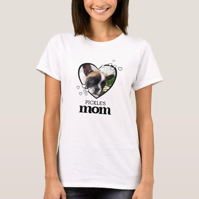 Foto für niedliche Begleiter-Mama T-Shirt (Vorderseite)