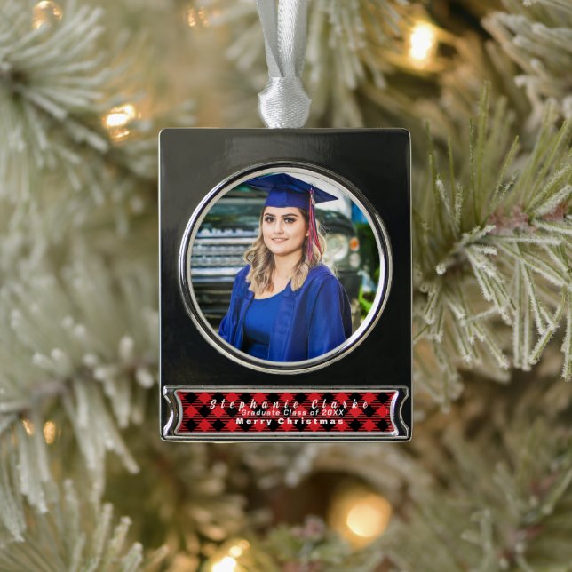 Foto für personalisierte Abschlüsse, Name Ornament (Baum)