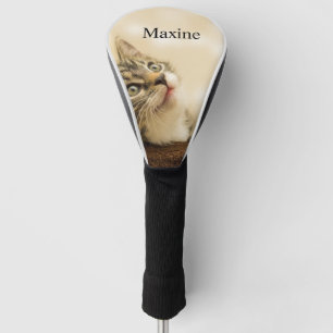 Foto für personalisierte Begleiter und Text Golf Headcover