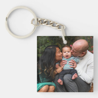 Foto für personalisierte benutzerdefinierte Famili Schlüsselanhänger