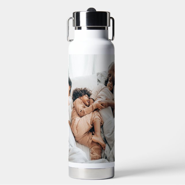 Foto für personalisierte benutzerdefinierte Famili Trinkflasche (Vorderseite)