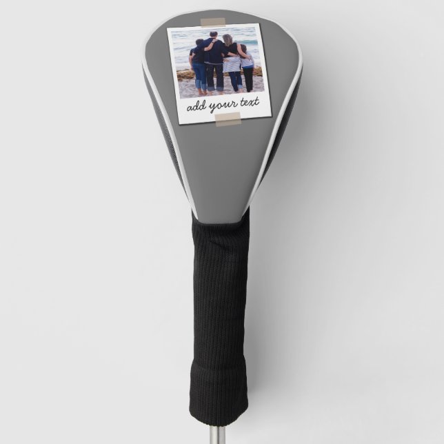Foto für personalisierte Familie und benutzerdefin Golf Headcover (Vorderseite)