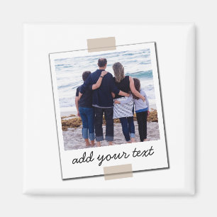 Foto für personalisierte Familie und benutzerdefin Magnet
