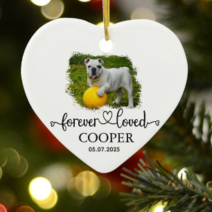 Foto für personalisierte Heimtiere und Name Keramik Ornament