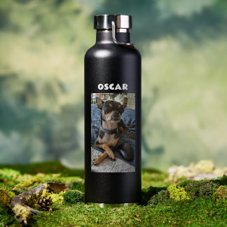 Foto für personalisierte Heimtiere und Name Trinkflasche