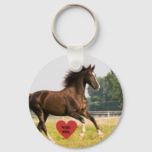 Foto für personalisierte Pferde und Pony Schlüsselanhänger