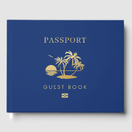 Foto für Reisen Theme Beach Hochzeitspass Gästebuch