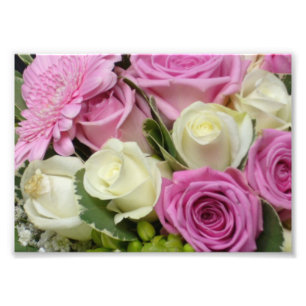 Foto für Rosen in Weiß und Rosa