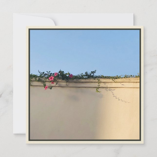 Foto für Ruhe Dankeskarte (Vorderseite)