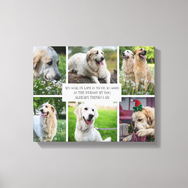 Foto für Sammeltiere Moderne Leinwand für Dog Quot (Vorderseite)