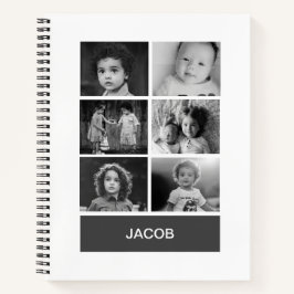 Foto für Schwarz und Weiß - Personalisiert Notizbuch