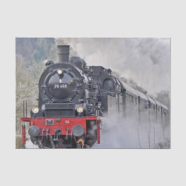 Foto für Vintage Zugdampflokomotive Seidenpapier