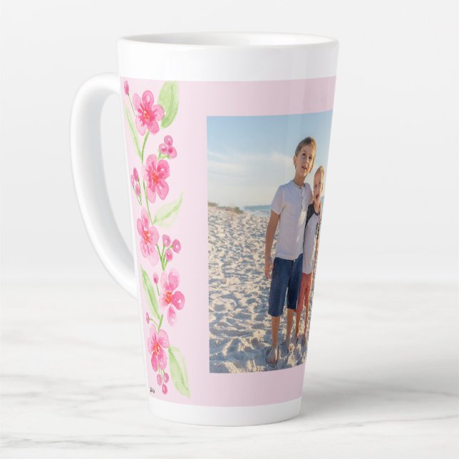 Foto für Wasserfarben Cherry Blossom Milchtasse (Linke Ecke)