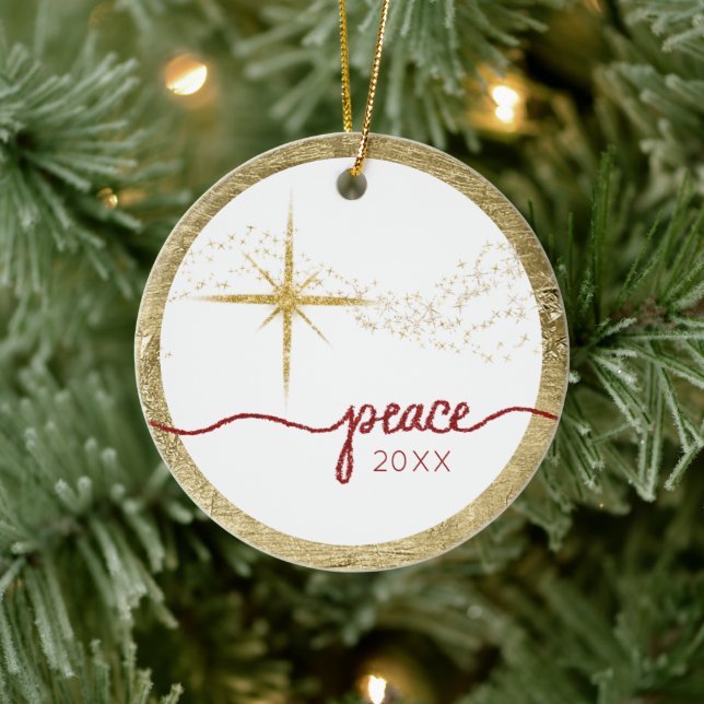Foto für Weihnachts-Drehbuch Keramik Ornament (Baum)