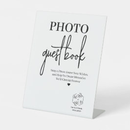 Foto-Gästebuch Hochzeitsfeier Sockelschild