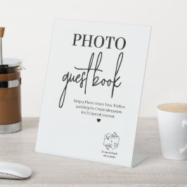 Foto-Gästebuch Hochzeitsfeier Sockelschild