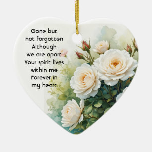 Foto Gebet Weiße Rosen Blume Keramik Ornament