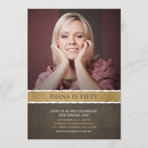 Foto Geburtstag Einladungen 50. Party Bild