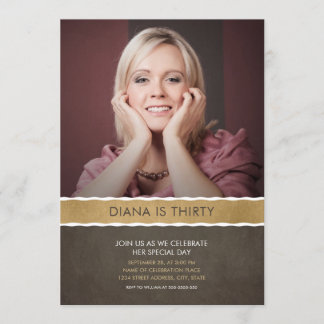 Foto Geburtstagseinladungen 30. Party Einladung