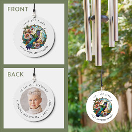 Foto-Gedächtnis für verkettetes Glas Hummingbird Windspiel