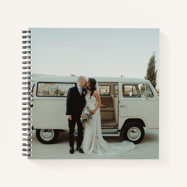 Foto-Gedächtnis Hochzeitssache Notizbuch (Vorderseite)
