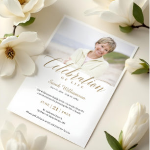 Foto-Gedächtnisfeier zum Tode Einladung