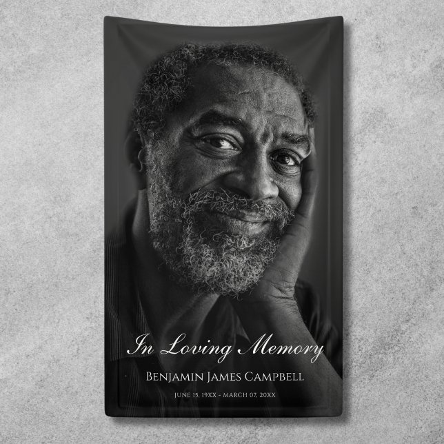 Foto-Gedenkfeier Banner (Photo Memorial Banner)