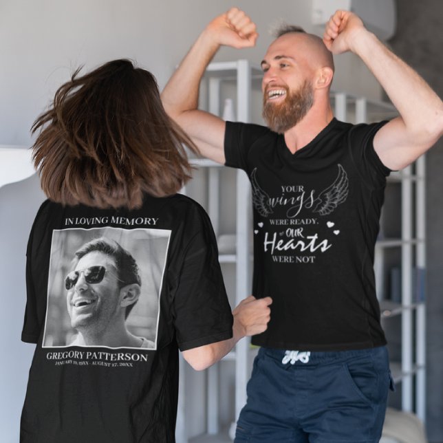 Foto-Gedenkfeier und Angebotsbeerdigung T-Shirt (Von Creator hochgeladen)