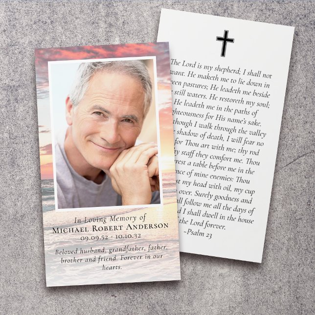 Foto-Gedenkkarte für Sunset (Von Creator hochgeladen)