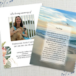 Foto Gedenkstätte Ich bin Gratis Gebetskarte Visitenkarte