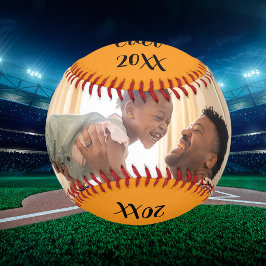 Foto Gelb Bester Papa Aller Zeiten Personalisieren Baseball