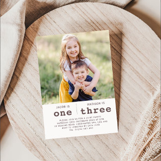 Foto Gemeinsame Einladung zum Geburtstag