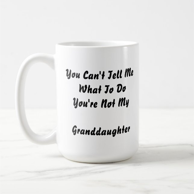 Foto Geschenk für Opa von Großtochter Xmas Kaffeetasse (Links)