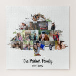 Foto Geschenk Idee Familienbaum Foto Collage<br><div class="desc">Großartige Geschenkidee für Großeltern, Ehemann oder Ehefrau. Ein Stammbaum mit deinen Lieblings-Fotos.</div>