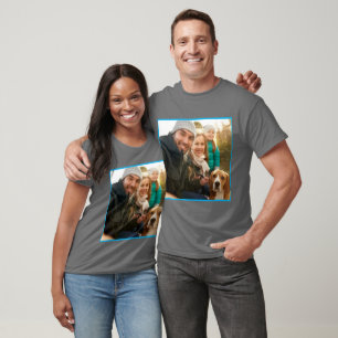 Foto Geschenk Modernes Personalisiertes Foto T-Shirt