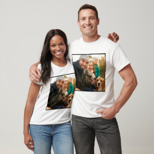 Foto Geschenk   Modernes Personalisiertes Foto T-Shirt