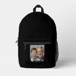 Foto-Geschenk Weltbester Opa Gründungjahr Bedruckter Rucksack