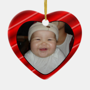 Foto-Geschenkanhänger & Erinnerungsornament für Ba Keramik Ornament