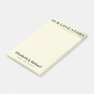 FOTO Geschenke für Neukunden UNSERE LIEBE GESCHICH Post-it Klebezettel