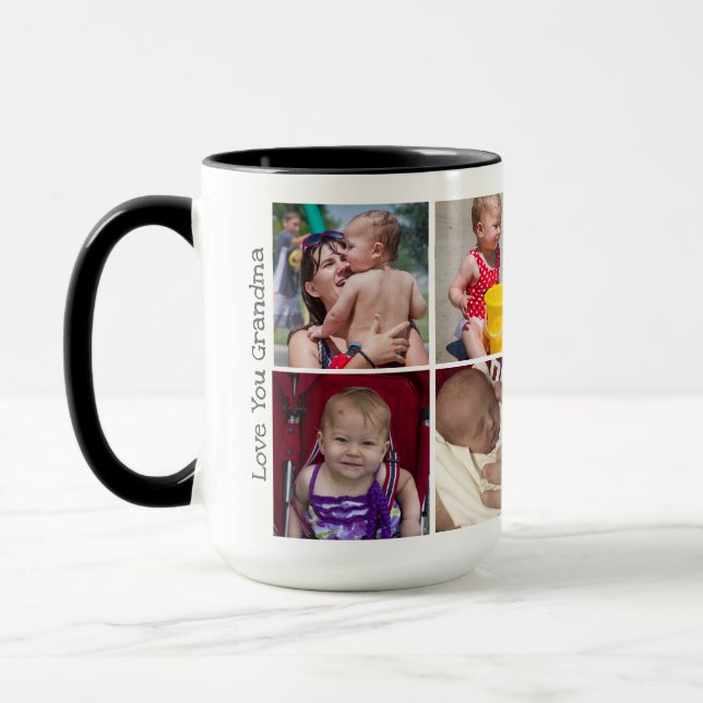 Foto-Geschenke für Oma zu Weihnachten und im Allta Tasse (Links)