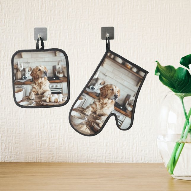 Foto Geschenke Haustiere Katzen Familie Ofenhandschuh & Topflappen-Set (Von Creator hochgeladen)