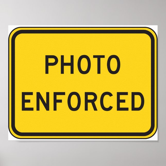Foto-gestärktes Sign Poster (Vorne)