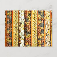 Foto "getrocknete Pasta" Postkarte