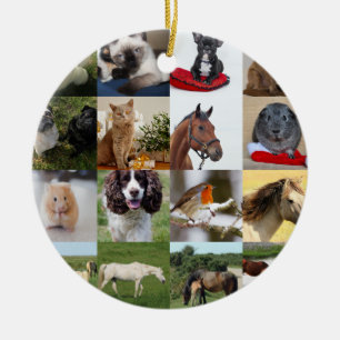 FOTO GIFTS MAMA VATER GRANDPA GRANDMA PETS FREUNDE KERAMIK ORNAMENT